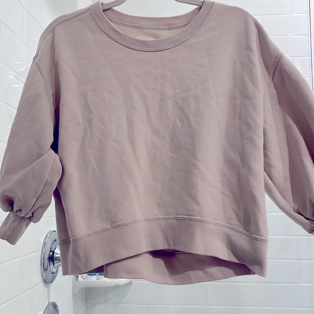3/4 length sweatshirt!